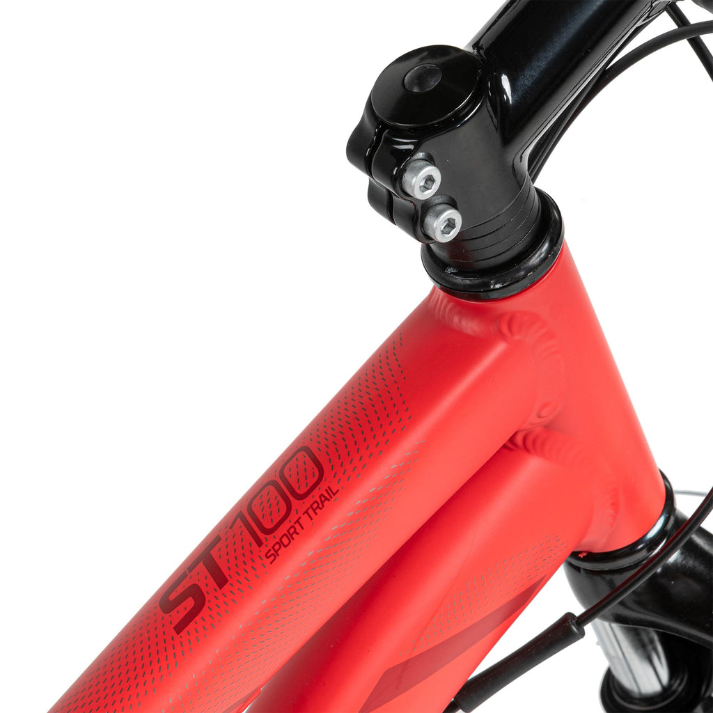 Decathlon Rockrider ST100 Mountain Bike, 27.5", Red, Medium