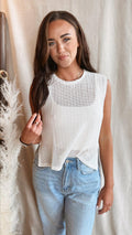 The Best Vibes Sweater Tank Top