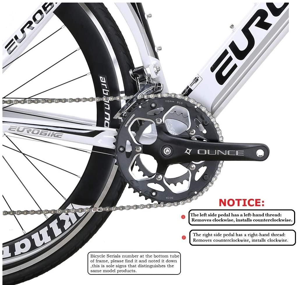 Eurobike Road Bike HYXC7000 Aluminum 54cm Frame 14 Speed Road Bicycle