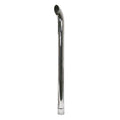 znl89051c new tractor chrome exhaust stack curved 48" long slotted 3" id