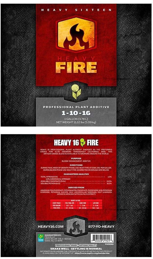 heavy 16 heavy fire bloom nutrient, 1-liter