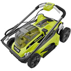 ONE+ 18V 16 in. Cordless Battery Walk Behind Push Lawn Mower - (2) 4.0 Ah Batter