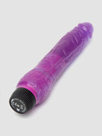 BASICS Slimline Realistic Dildo Vibrator 8 Inch, Purple | Purple