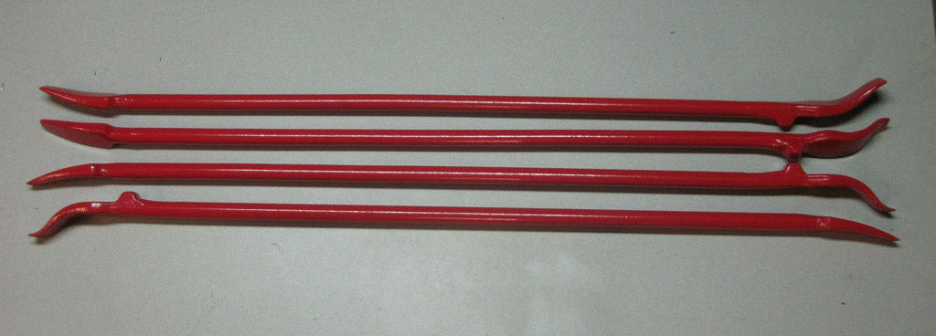 Tire repair tools 4-pcs .tire mount demount red tire bars tire irons 41" new