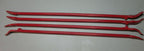 Tire repair tools 4-pcs .tire mount demount red tire bars tire irons 41" new