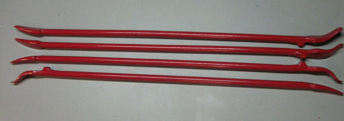 Tire repair tools 4-pcs .tire mount demount red tire bars tire irons 41" new