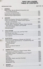 case 1845c uni-loader skid steer service parts operators manual