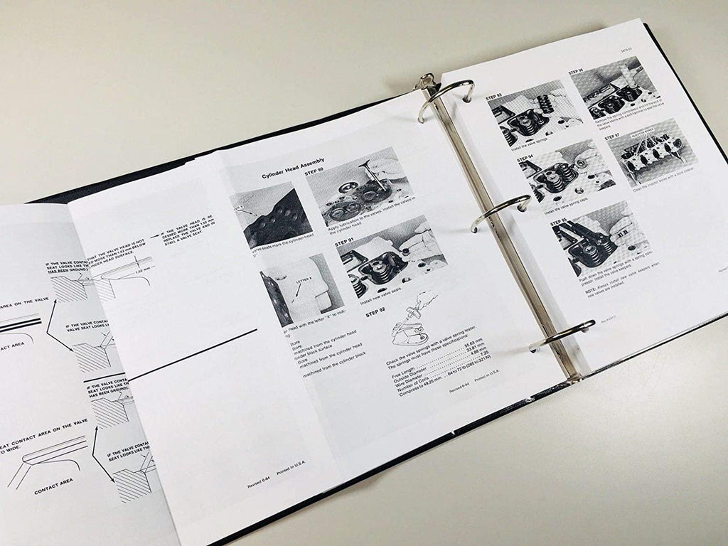 case 1845c uni-loader skid steer service parts operators manual