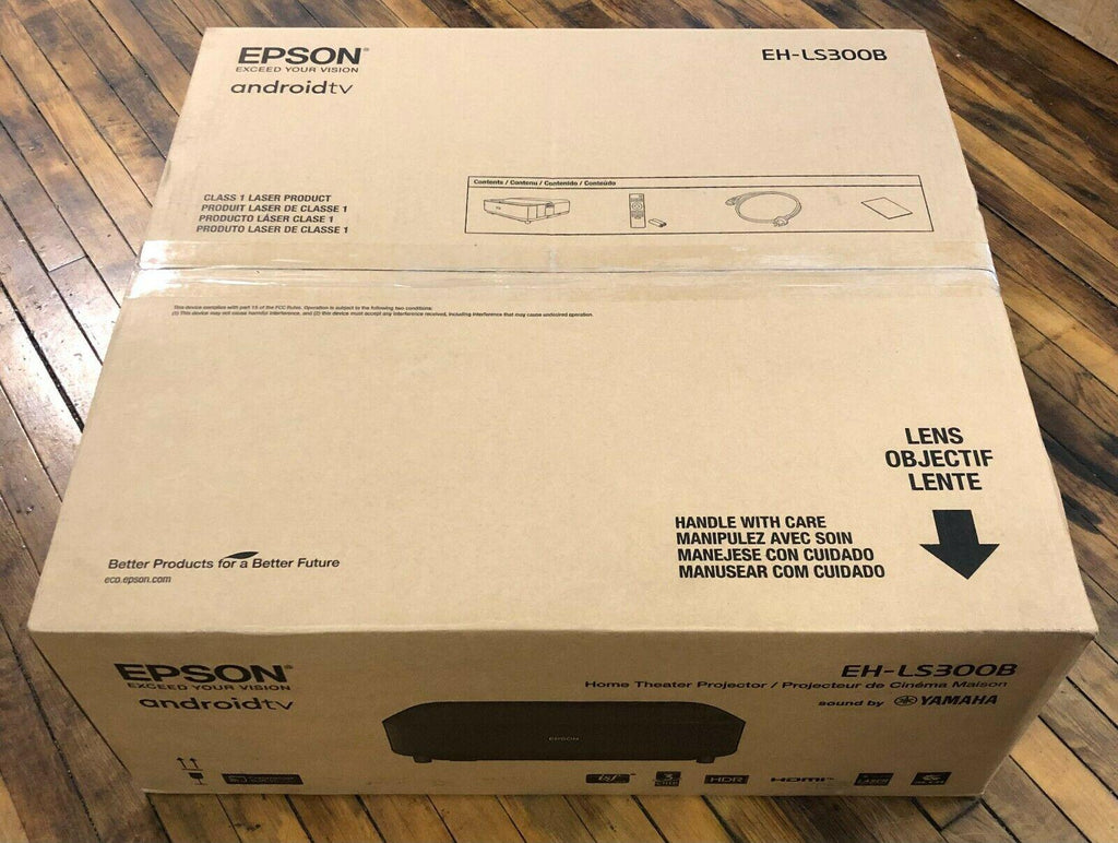 epson epiqvision ultra eh-ls300b laser projection tv (new in box)