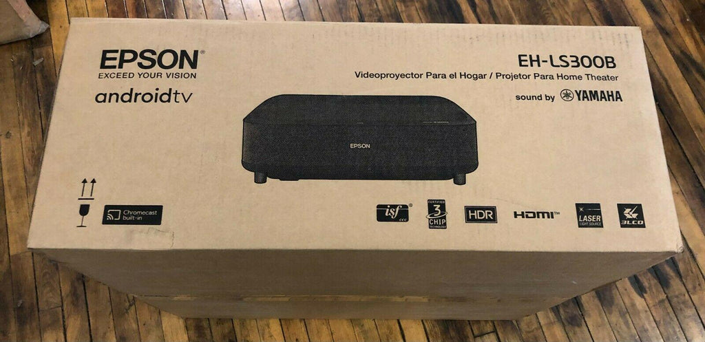 epson epiqvision ultra eh-ls300b laser projection tv (new in box)