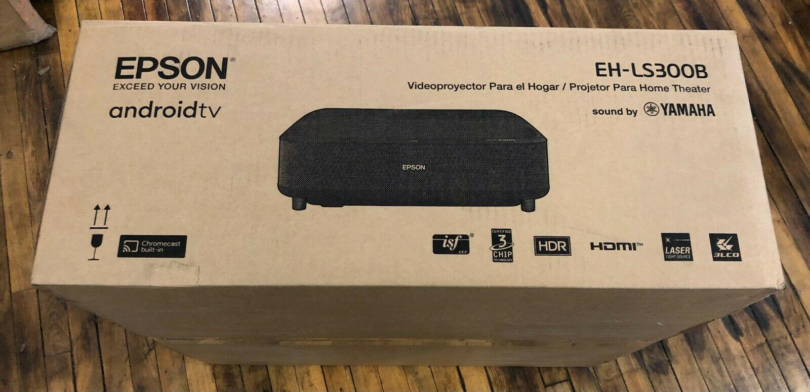 epson epiqvision ultra eh-ls300b laser projection tv (new in box)