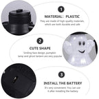 Bestope 2pcs/set Halloween Pumpkin Lantern Led Ghost Lights Halloween Lantern Light for Home Party Decoration