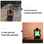 Bestope 2pcs/set Halloween Pumpkin Lantern Led Ghost Lights Halloween Lantern Light for Home Party Decoration