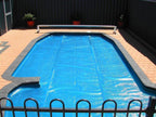 Pool Central 24' Blue Round Heat Wave Solar Blanket Swimming Pool Cover