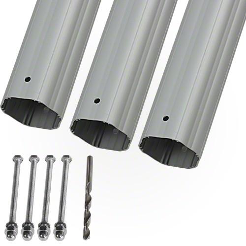 Swim Central HydroTools Hexagonal Aluminum Solar Cover Reel Tube Kit - 12'