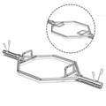 Gymax 56'' Olympic Hexagon Deadlift Bar Trap Bar w/ Folding Grips Pushups Powerlifting