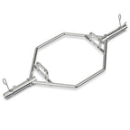 Gymax 56'' Olympic Hexagon Deadlift Bar Trap Bar w/ Folding Grips Pushups Powerlifting