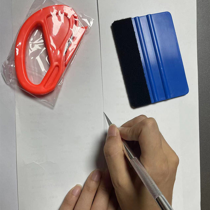Complete Car Wrapping and Window Tinting Tool Kit - Vinyl Scraper, Cutter, Squeegee, Spatulas & More!