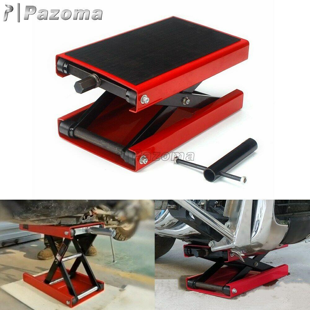 1100LBS Motorcycle MX Supermoto ATV Scissor Jack Center Lift Crank Repair Stand