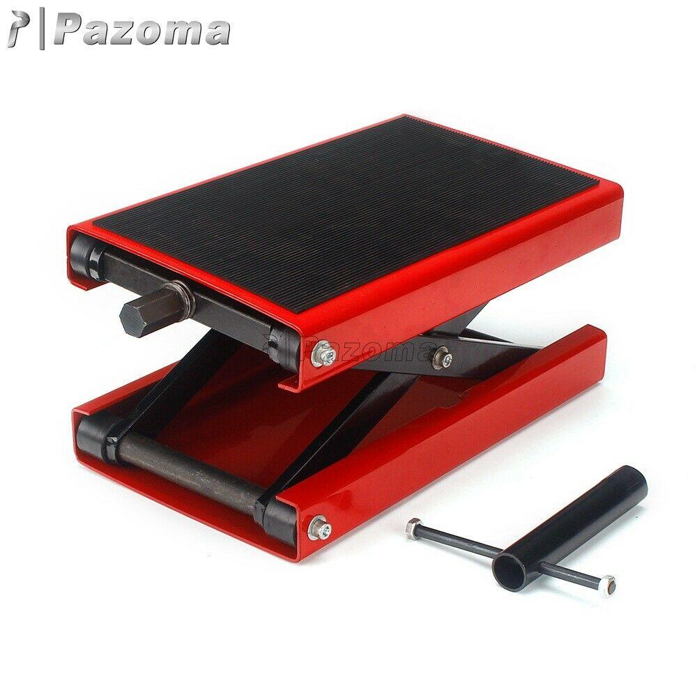 1100LBS Motorcycle MX Supermoto ATV Scissor Jack Center Lift Crank Repair Stand