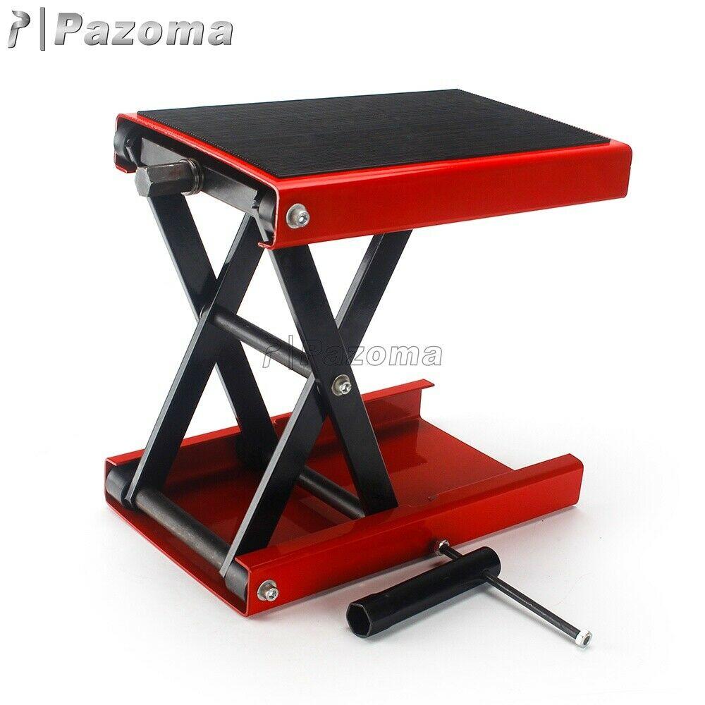 1100LBS Motorcycle MX Supermoto ATV Scissor Jack Center Lift Crank Repair Stand