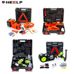 Car Jack 12V 5Ton Electric Hydraulic Jack Floor Lift Impact Wrench Tire Tool Kit