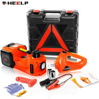 Car Jack 12V 5Ton Electric Hydraulic Jack Floor Lift Impact Wrench Tire Tool Kit