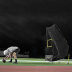 SKLZ ster 4-in-1 Football Trainer Lightweight Multi-Skill Training Net for Punting, Passing, Kicand Snapping