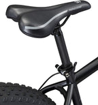 Mongoose Malus Adult Fat Tire Mountain Bike, 26-Inch Wheels, 7-Speed, Twist Shifters, Steel Frame, Mechanical Disc Brakes, Multiple Colors