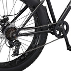 Mongoose Malus Adult Fat Tire Mountain Bike, 26-Inch Wheels, 7-Speed, Twist Shifters, Steel Frame, Mechanical Disc Brakes, Multiple Colors