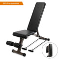 Bonnlo Adjustable Weight Bench, Incline Decline Sit up Bench, 660 lb Maximum Weight