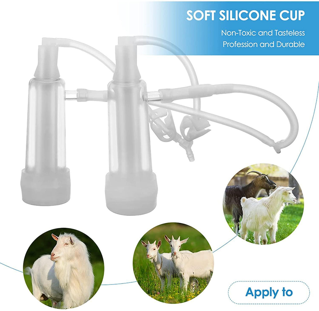 huidazhou 14l cow milking machine pump milker machine, stainless steel food grade bucket milking device, auto-stop device for cow livestock household farm