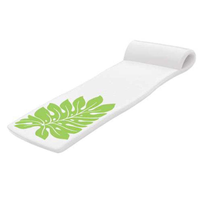 TRC Recreation 70" Sunsation Lounger Raft Pool Float - Green Leaf