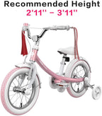 Segway-Ninebot Kids Bicycle 14 In. in Pink with Training Wheels