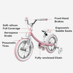 Segway-Ninebot Kids Bicycle 14 In. in Pink with Training Wheels