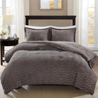 Madison Park Sloan Plush Down Alternative Comforter Mini Set Full/Queen