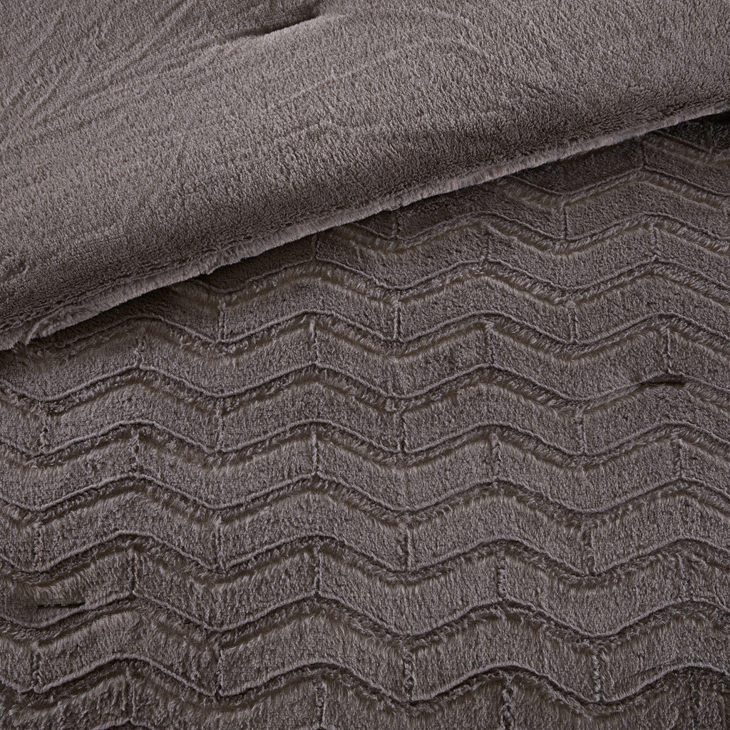 Madison Park Sloan Plush Down Alternative Comforter Mini Set Full/Queen