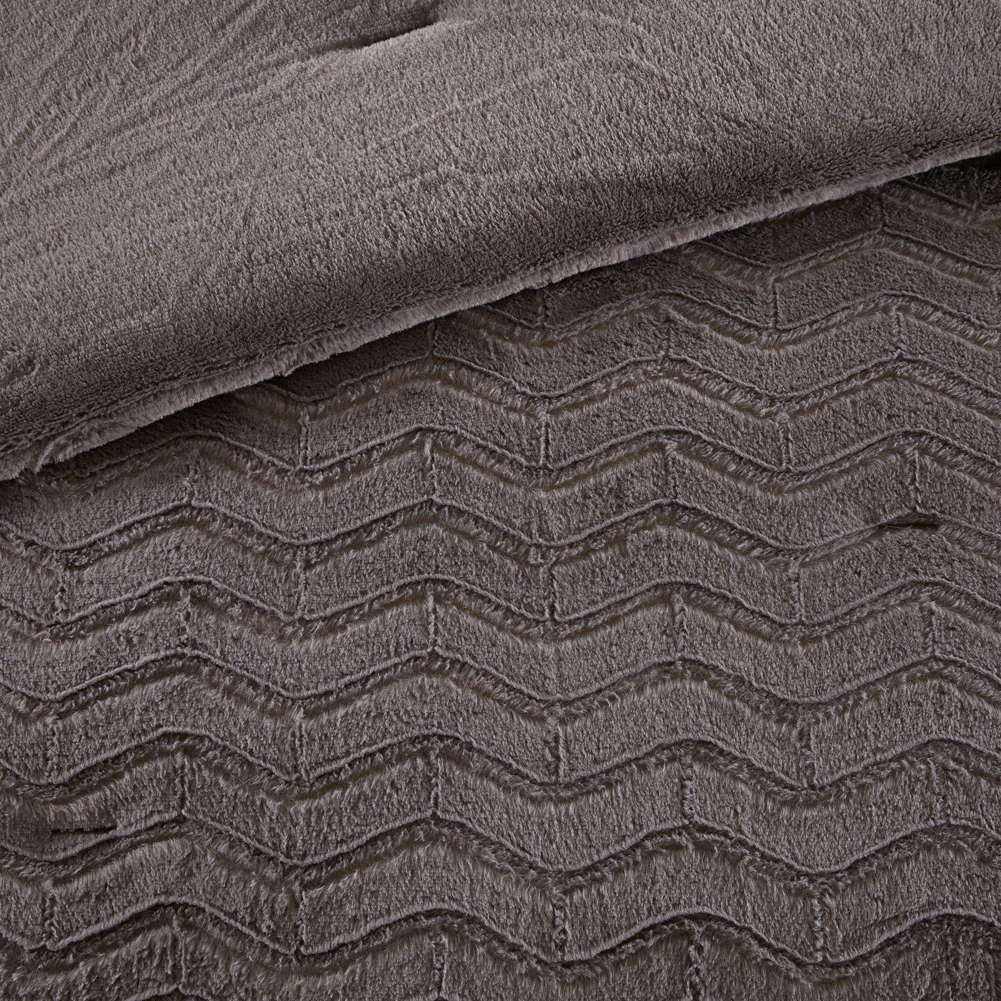 Madison Park Sloan Plush Down Alternative Comforter Mini Set Full/Queen