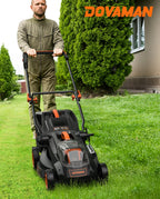 40V 19" Cordless Lawn Mower, Brushless Push Lawn Mower w/ 13.2Gal Bag, 98% Grass Collection, 3-Step er Foldable, 6-Position Height Adjustment Meets Various Cutting Needs