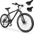 SIRDAR S-900 27 Speed 27.5 inch Mountain Bike Aluminum Alloy and High Carbon Steel with 2 Replaceable Seat, Full Suspension Disc Brake Outdoor Bikes for Men Women