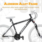 SIRDAR S-900 27 Speed 27.5 inch Mountain Bike Aluminum Alloy and High Carbon Steel with 2 Replaceable Seat, Full Suspension Disc Brake Outdoor Bikes for Men Women
