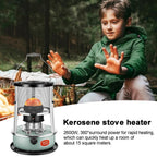BESTHUA Outdoor Kerosene Heater Lightweight Kerosene Stove Heater with Oil Gauge Outdoor Kerosene Warmer for Indoor Outdoor Home Office Patio Deck Home amicable