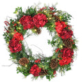 30 in. Decorated Vienna Waltz Artificial Christmas Wreath with LED Lights