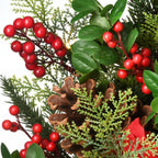 30 in. Decorated Vienna Waltz Artificial Christmas Wreath with LED Lights