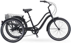 reezero EVRYjourney 26 Inch 7-Speed Hybrid Adult Tricycle with Rear Basket