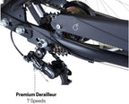 reezero EVRYjourney 26 Inch 7-Speed Hybrid Adult Tricycle with Rear Basket