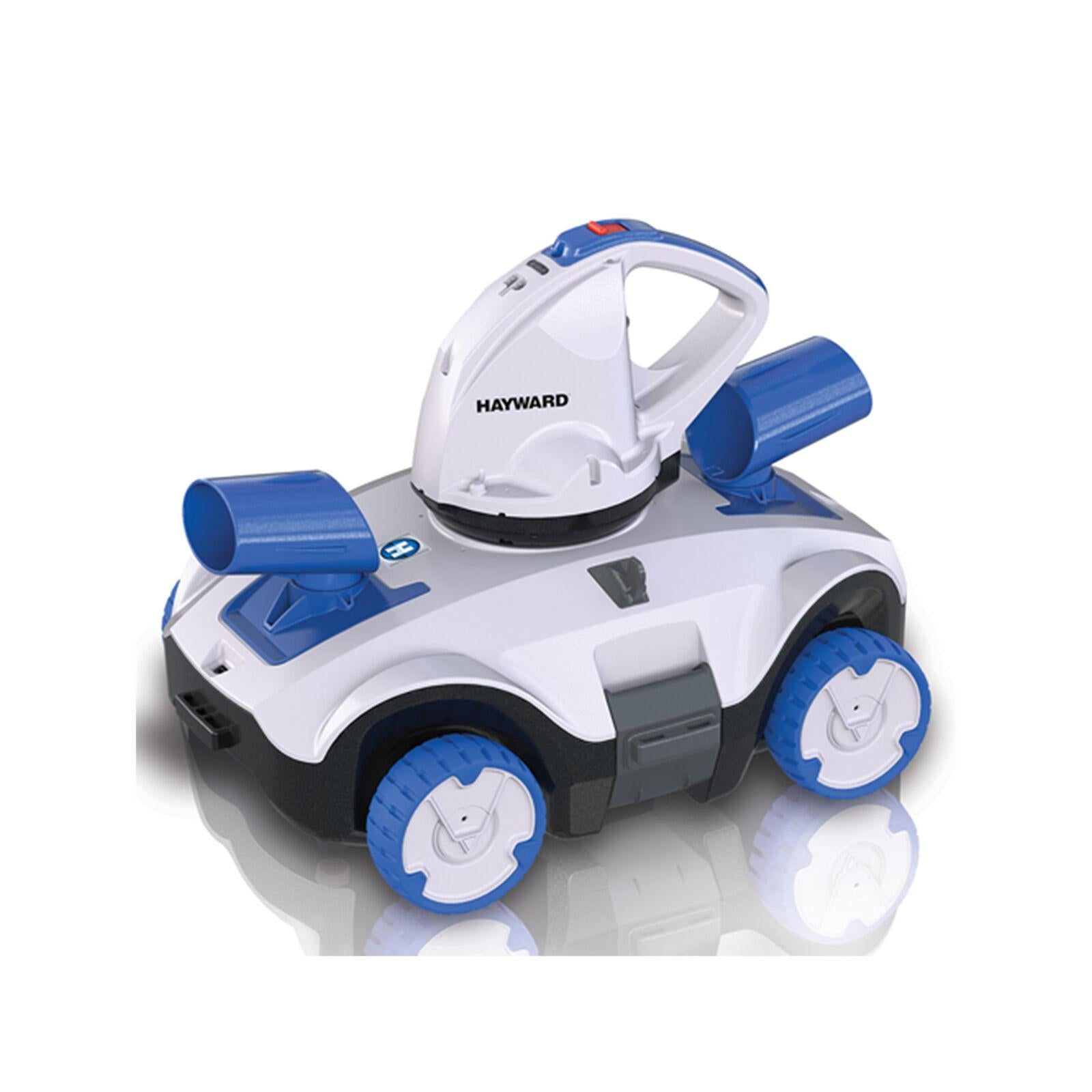 hayward aquavac 250li automatic cordless robotic flat bottom pool vacuum cleaner