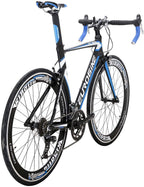 EUROBIKE OBK Lightweight Aluminium Road Bike 700C Wheels Commuter Cycling Bicycle 14 Speed 54cm