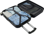 Luggage(only 28'')Suitcase ABS+PC with TSA Lock Spinner Carry on Hardshell Lightweight 20in 24in 28in_ Black, L(28in)_checked large