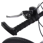 HOMBOM 26 inch Mountain Bike for Adult and Youth,21 Speed Carbon Steel Mountain Bike,Full Suspension Disc Brake Outdoor Bikes for Men Women Black